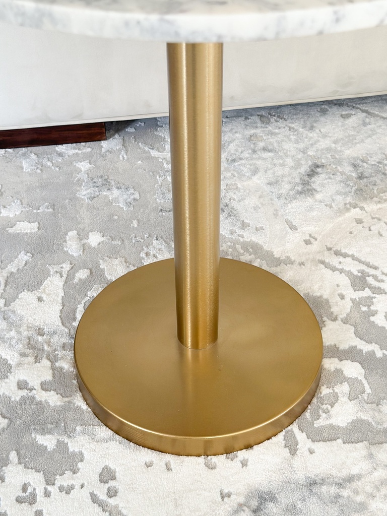 Mesa auxiliar de mármol