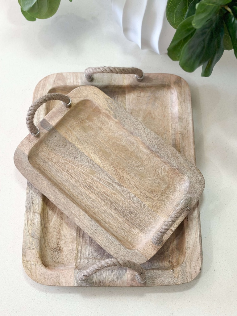 Azafate de madera (2 Tamaños)