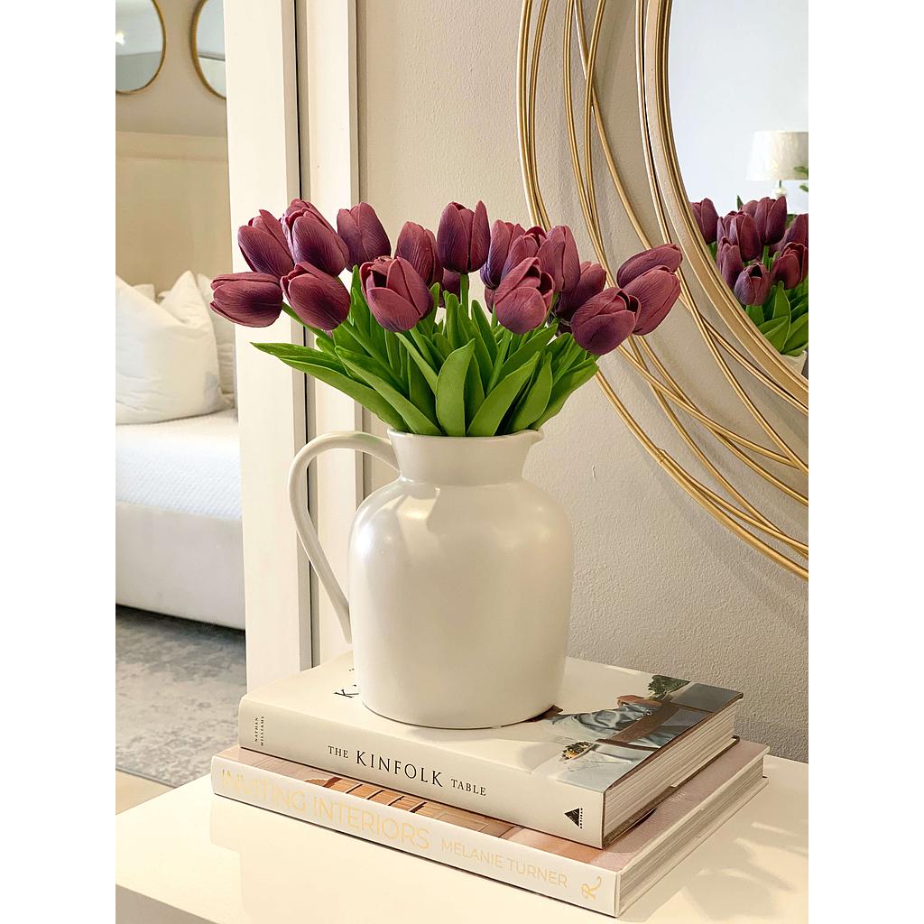 Bunch de Tulipanes morados
