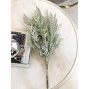 Flocked Cedar Bush