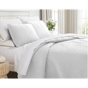 Quilt set Chevron blanco