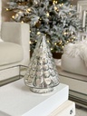 Mini Arbol plateado de mercury glass