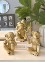 Set de 3 monitos decorativos
