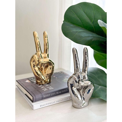 Mano Con Señal de Paz (2 colores)