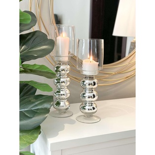 Set de 2 Candelabros espejados