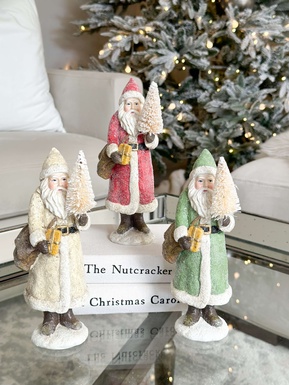 Santa con arbolito (3 colores)